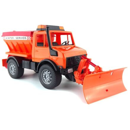 Bruder Mercedes Benz UNIMOG Sypač s radlicí