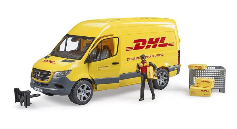 Bruder Mercedes-Benz Sprinter DHL s řidičem