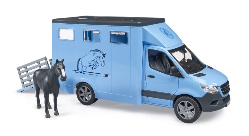 Bruder Vůz pro přepravu zvířat MB Sprinter s figurkou koně