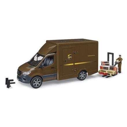 BRUDER 2678 MB Sprinter UPS s příslušenstvím a řidičem