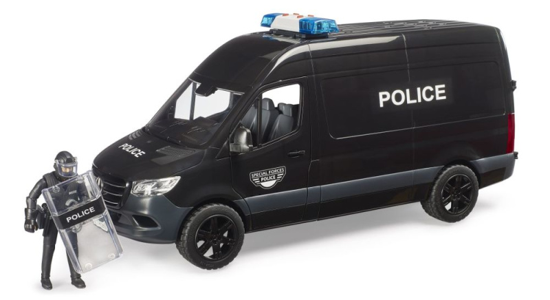 Bruder 2685 MB Sprinter s policistou těžkooděncem