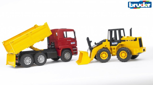 Bruder Nákladní auto MAN a čelní nakladač