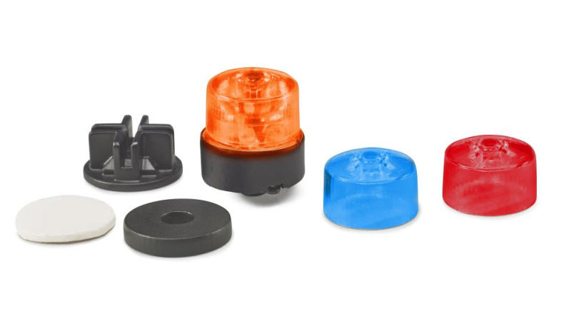 Bruder Rotační maják s kryty 3 barev