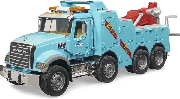 Bruder 2831 Nákladní auto Mack vyprošťovací a odtahový vůz