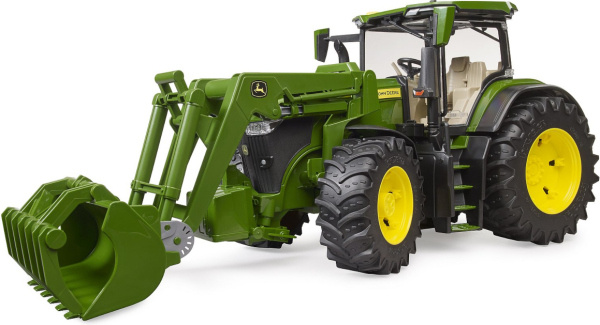 Bruder Traktor John Deere 7R 350 s čelním nakladačem
