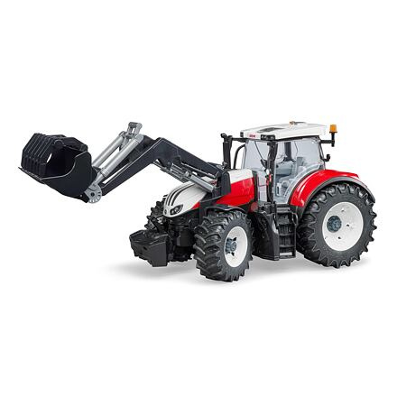 Bruder traktor Steyr Terrus CVT s čelním nakladačem