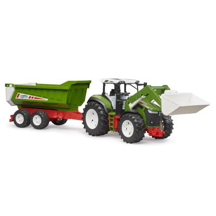 Bruder Traktor ROADMAX s čelním nakladačem a vozem