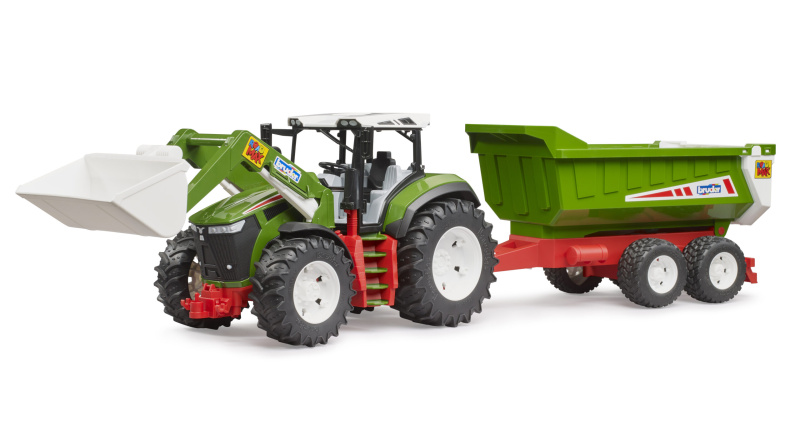 Bruder Traktor ROADMAX s čelním nakladačem a vozem
