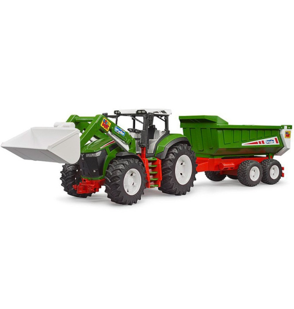 Bruder Traktor ROADMAX s čelním nakladačem a vozem