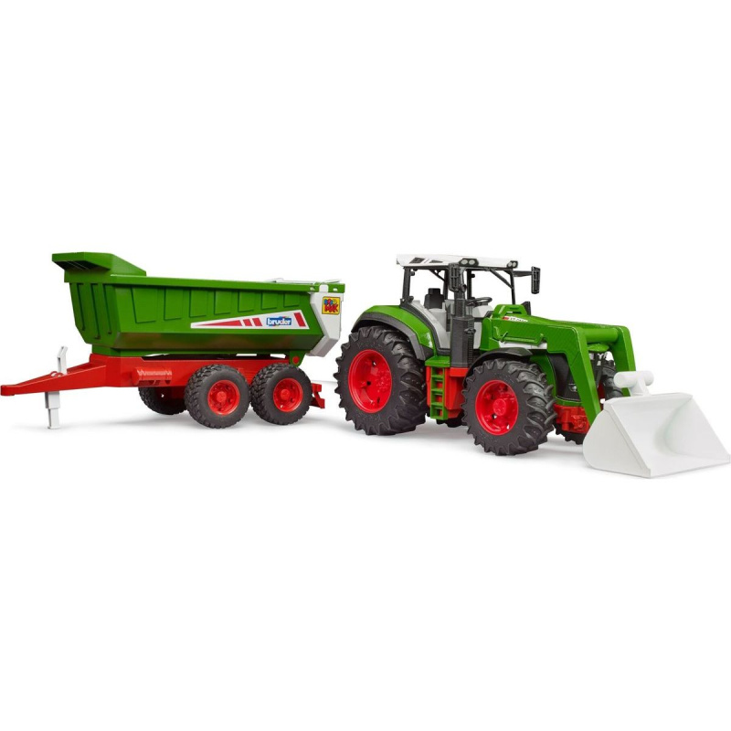 Bruder Traktor ROADMAX s čelním nakladačem a vozem