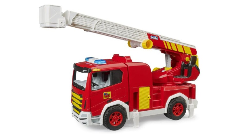 Bruder 3472 Hasičský sbor ROADMAX s otočným žebříkem