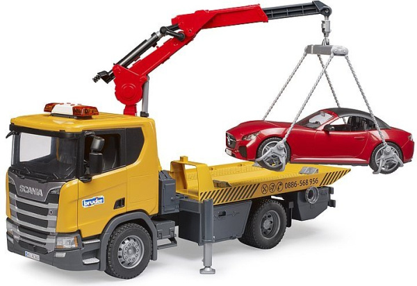 Bruder Scania Super 560R odtah s autem