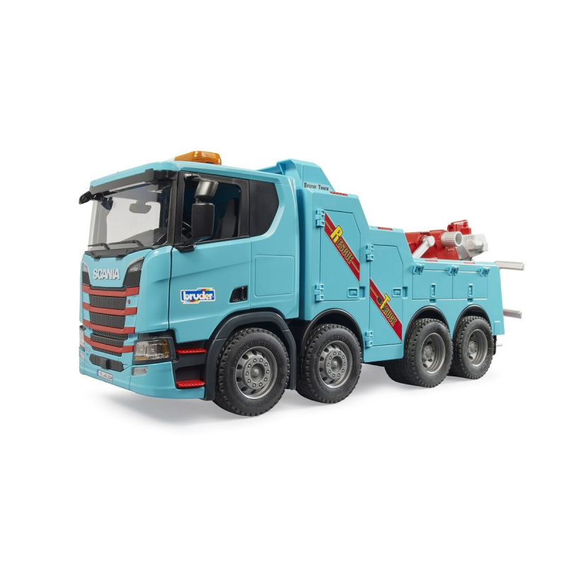 Bruder 3553 Nákladní auto Scania vyprošťovací a odtahový vůz