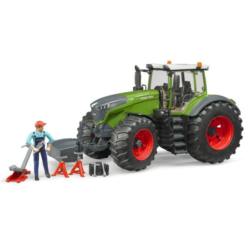Bruder Traktor Fendt 1050 Vario s mechanikem a dílenským nářadím 1:16