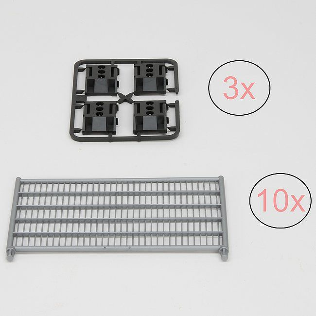 Bruder 42403 ND 10 plotů pro staveniště s 12 podstavci