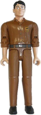 BWORLD 46170  FIGURKA MUŽ - řidič UPS