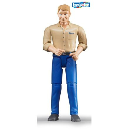 Bruder BWORLD Figurka muž modré kalhoty