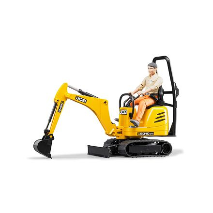 Bruder BWORLD Mikrobagr JCB s figurkou