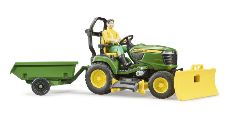 Bruder Zahradní traktor John Deere X949 se zahradníkem