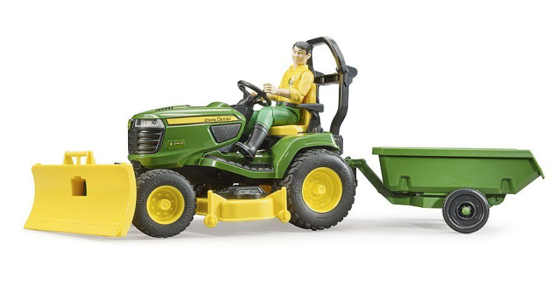 Bruder Zahradní traktor John Deere X949 se zahradníkem