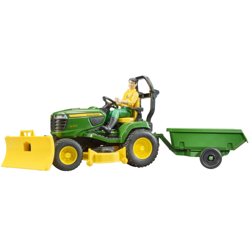 Bruder Zahradní traktor John Deere X949 se zahradníkem