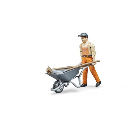 Bruder BWORLD Set komunal s figurkou