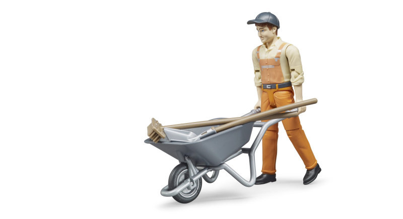Bruder BWORLD Set komunal s figurkou