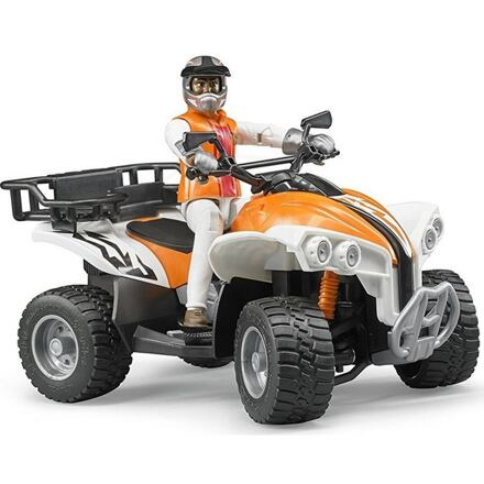 Bruder 63000 muž řidič a čtyřkolka QUAD