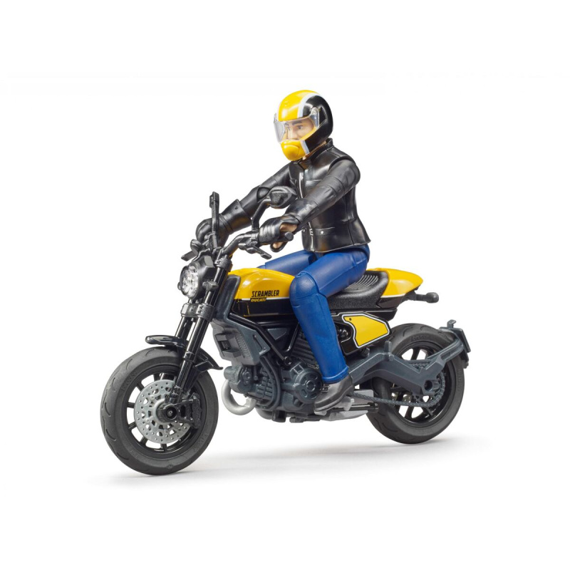 Bruder 63053 Scrambler Ducati Full Throttle s řidičem