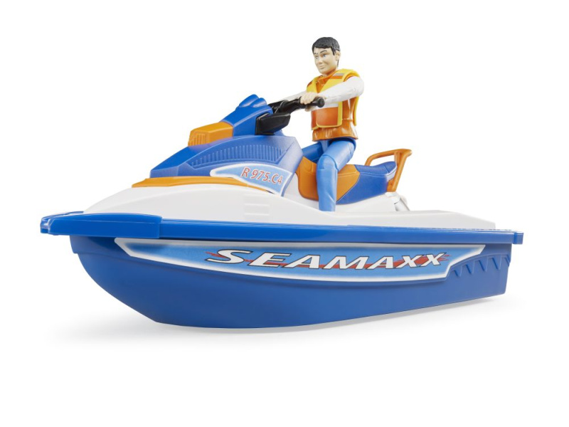 Bruder 63150 Vodní skútr s řidičem