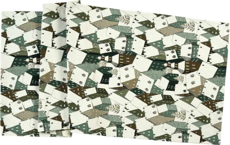 Sander Běhoun na stůl Rooftop, 50 x 140 cm, eucalyptus/taupe 86169-58