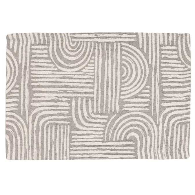 Sander Žakárová prostírka Arcus, 35 x 50 cm, silver grey 521564-21