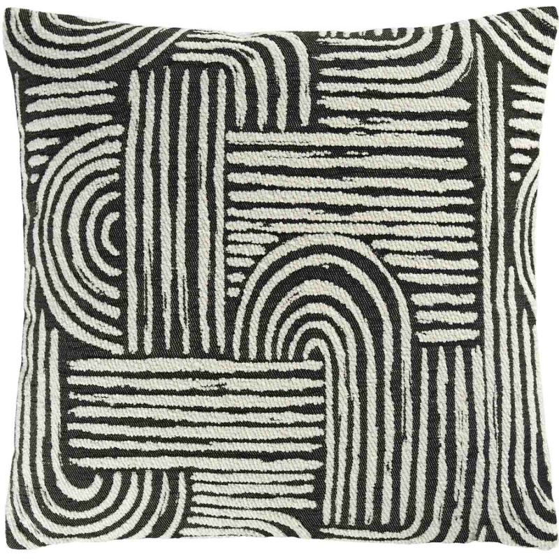 Sander Žakárový povlak na poštář Arcus, 50 x 50 cm, black 521588-39