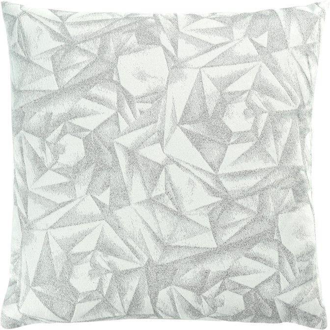 Sander Žakárový povlak na polštář Diamanti, 50 x 50 cm, platin/silver 885088-21