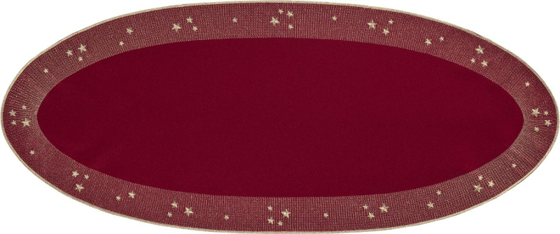 Sander Oválné prostírání Curly, 36 x 88 cm, burgundy 826857-26