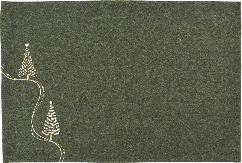 Sander Prostírka It's Winter, 33 x 49 cm, dark green 827464-02