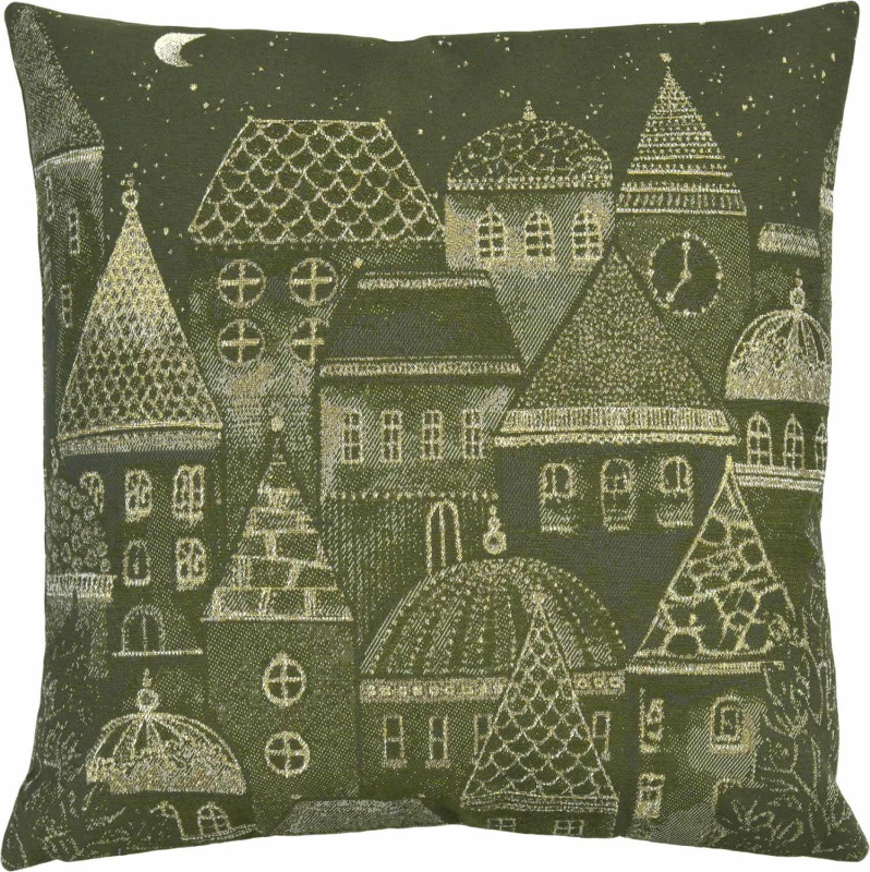 Sander Povlak na polštář Notte Santa, 45 × 45 cm, olive 846287-06