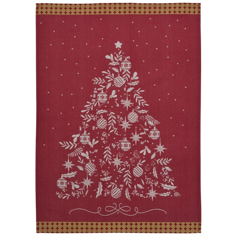 Sander Bavlněná utěrka Chef Tree, 50 × 70 cm, red 953293-01