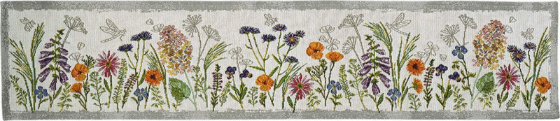 Sander Žakárový běhoun na stůl Garden Delight, 32 x 96 cm 61968-40