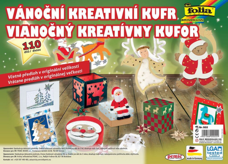 Vánoční kreativní sada - 110 dílů