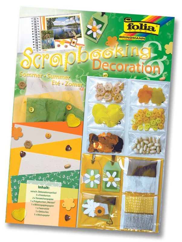 Scrapbooking sada "léto"