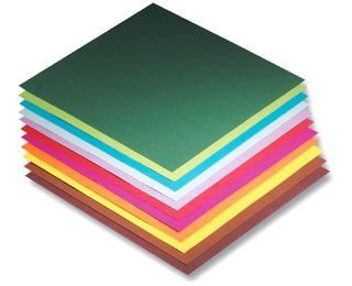 Origami papír barevný 70 g/m2 - 10 × 10 cm, 500 archů