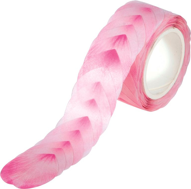 Folia washi samolepky - lístky růže