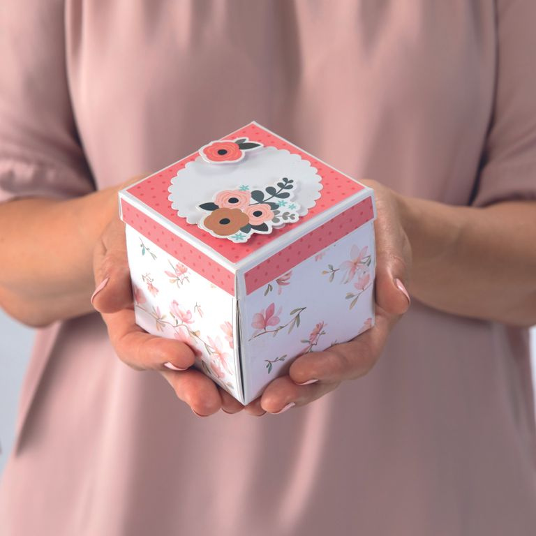 Explodující box - kreativní set - ROMANTIK