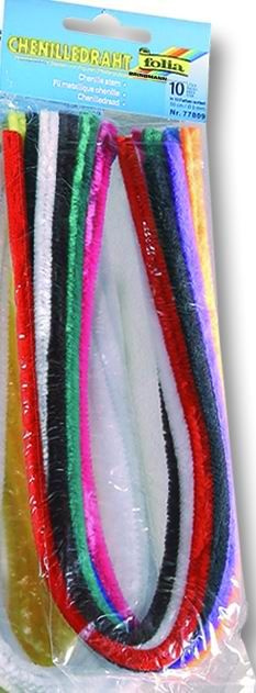 Modelovací drátky Folia mix 10 barev