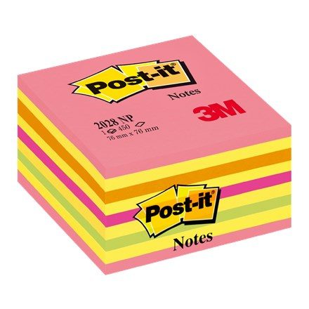 Post-it  Bločky v kostce Post-it, lolipop