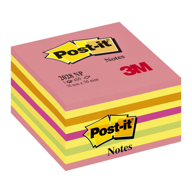 Post-it  Bločky v kostce Post-it, lolipop
