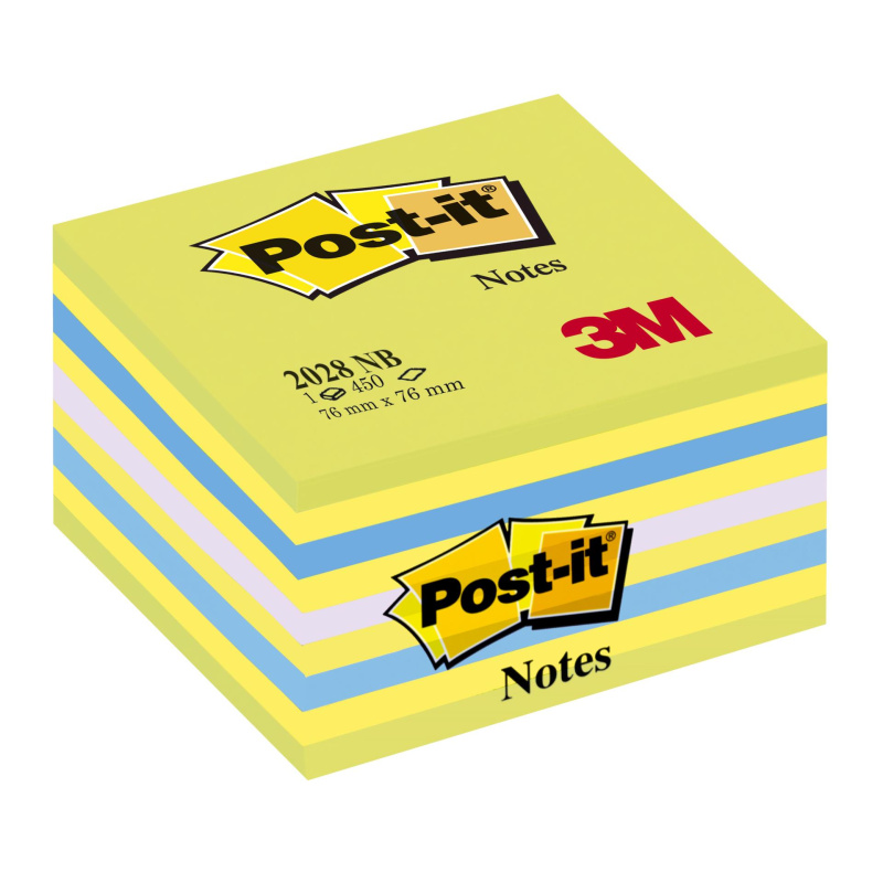 Post-it  Bločky v kostce Post-it, lemon