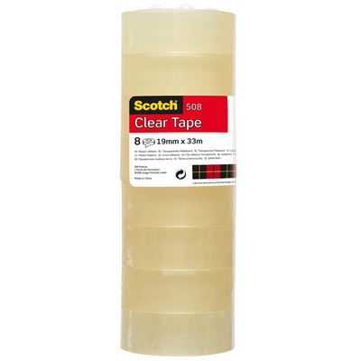 Lepicí páska Scotch - 19 mm × 33 m, 8 ks