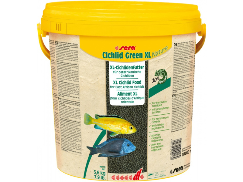 sera GmbH sera Cichlid Green XL Nature 10 l